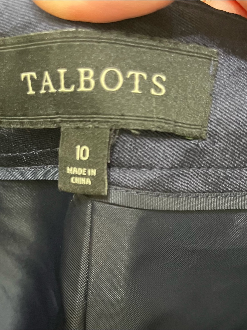 Talbots Signature Silk Wool Pants Suit Set Jacket 12 Pants 10 - Picture 8 of 16